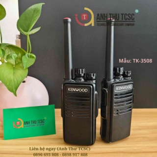 Bộ đàm Kenwood TK-3508 liên lạc ổn định cho công trình, thiết kế cầm tay chắc chắn với trọn bộ phụ kiện đi kèm | Anh Thư TCSC Phân Phối thumb