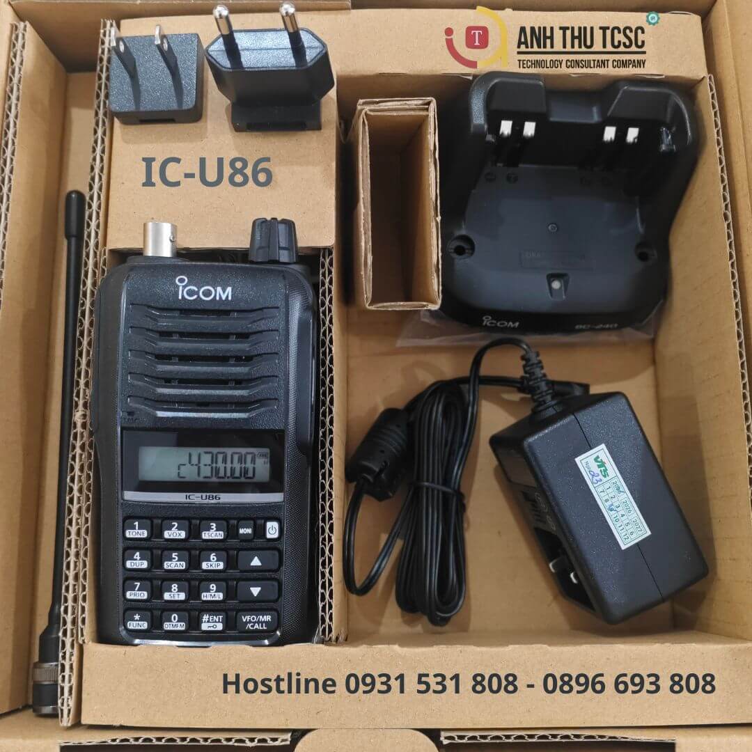 Bộ đàm Icom IC-U86 cầm tay giá tốt | Phân phối bởi Anh Thư TCSC