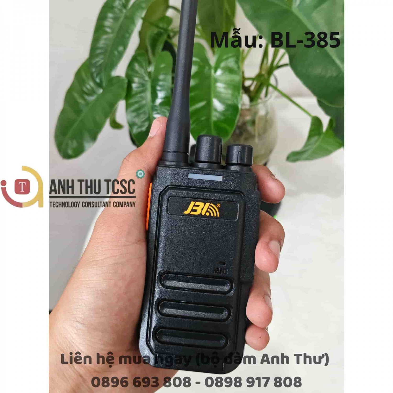 Bộ đàm JBl BL-385 - Hình ảnh thực tế và trọn bộ phụ kiện của bộ đàm | Phân phối bởi Anh Thư TCSC