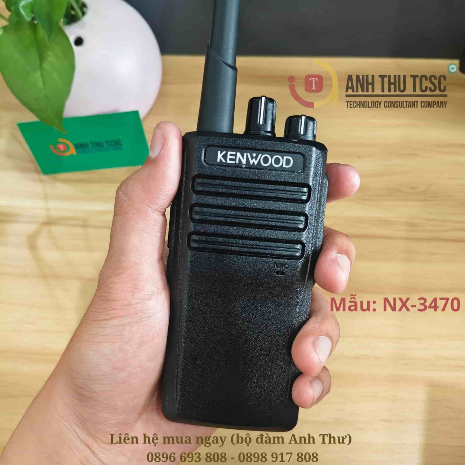 Bộ đàm Kenwood NX-3470 công suất lớn, thiết kế cầm tay chắc chắn, trọn bộ bộ đàm - Phân Phối bởi Anh Thư TCSC